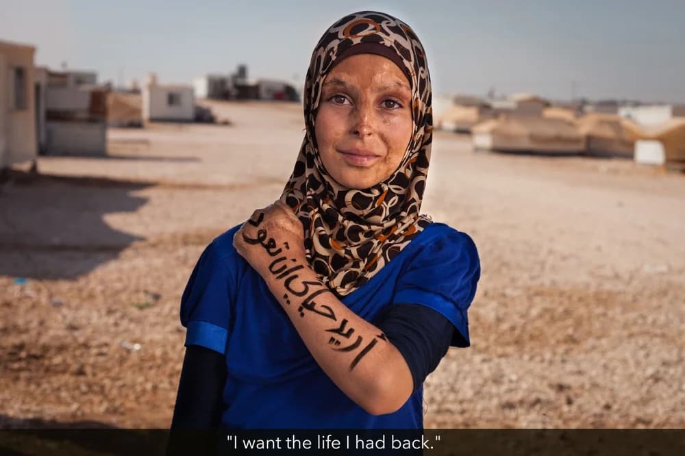 Huda, a Syrian refugee — I want the life I had back